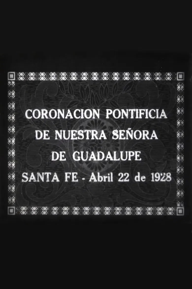 Coronación Pontificia de Nuestra Señora de Guadalupe poster background