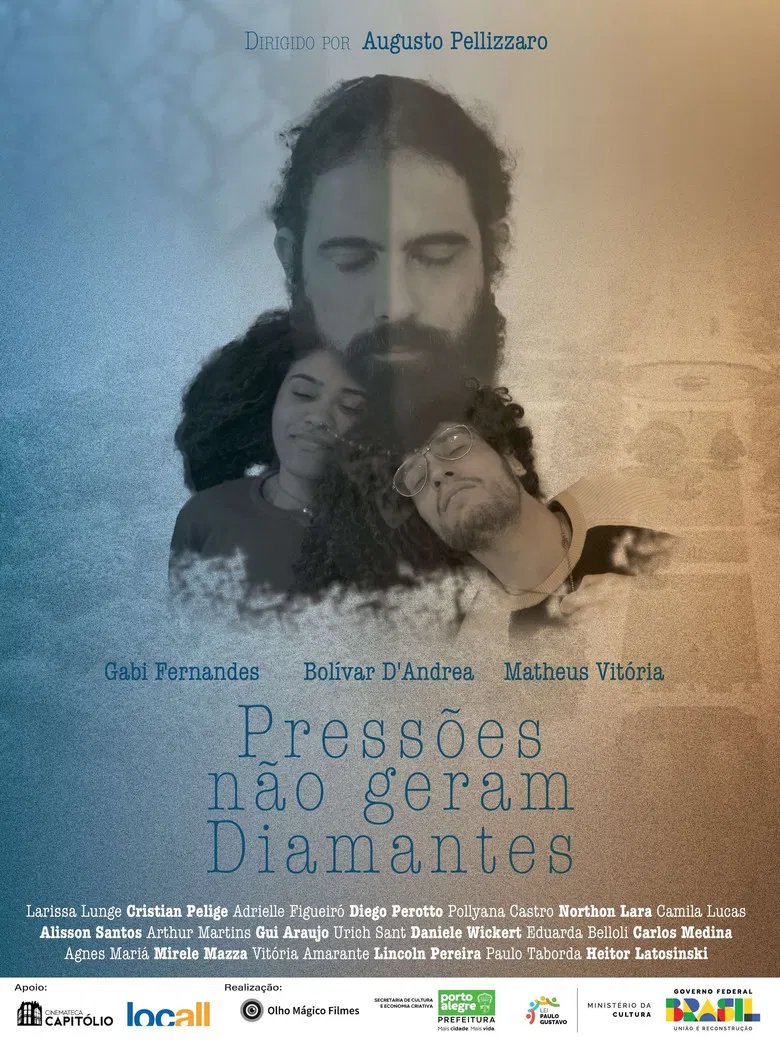 Pressões não geram diamantes poster background