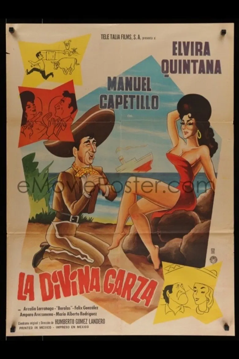 La divina garza poster background