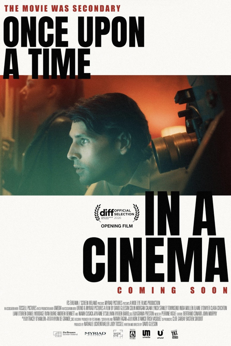 Once Upon a Time in a Cinema poster background