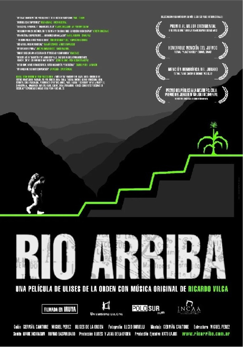 Río arriba poster background