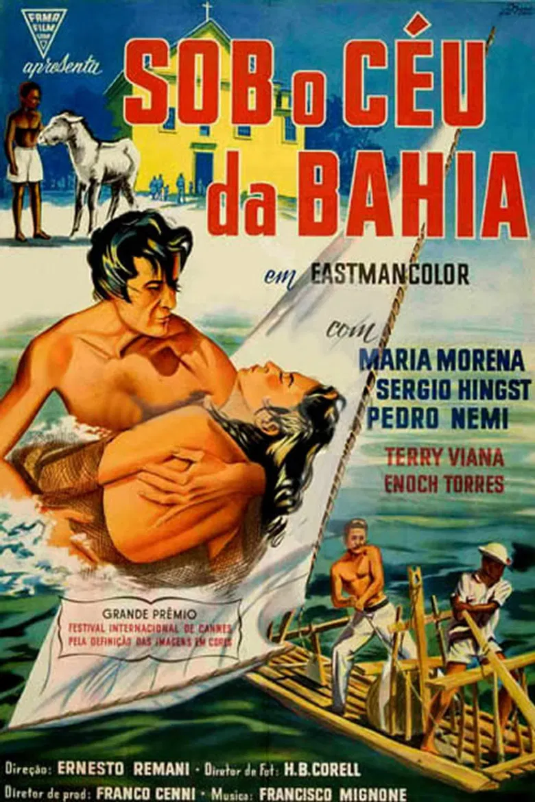 Sob o Céu da Bahia poster background
