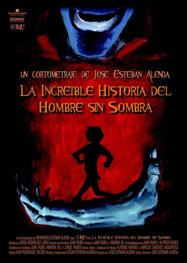 The Incredible Story of the Man Without a Shadow poster background