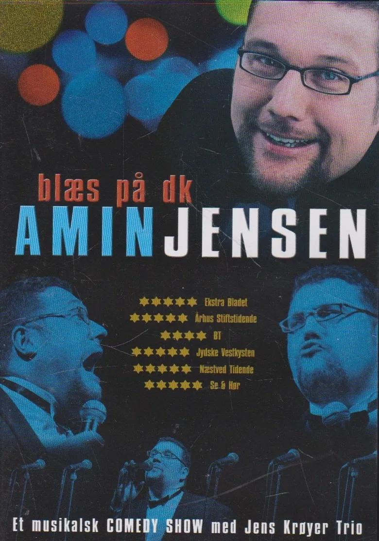 Amin Jensen: Blæs på DK poster background