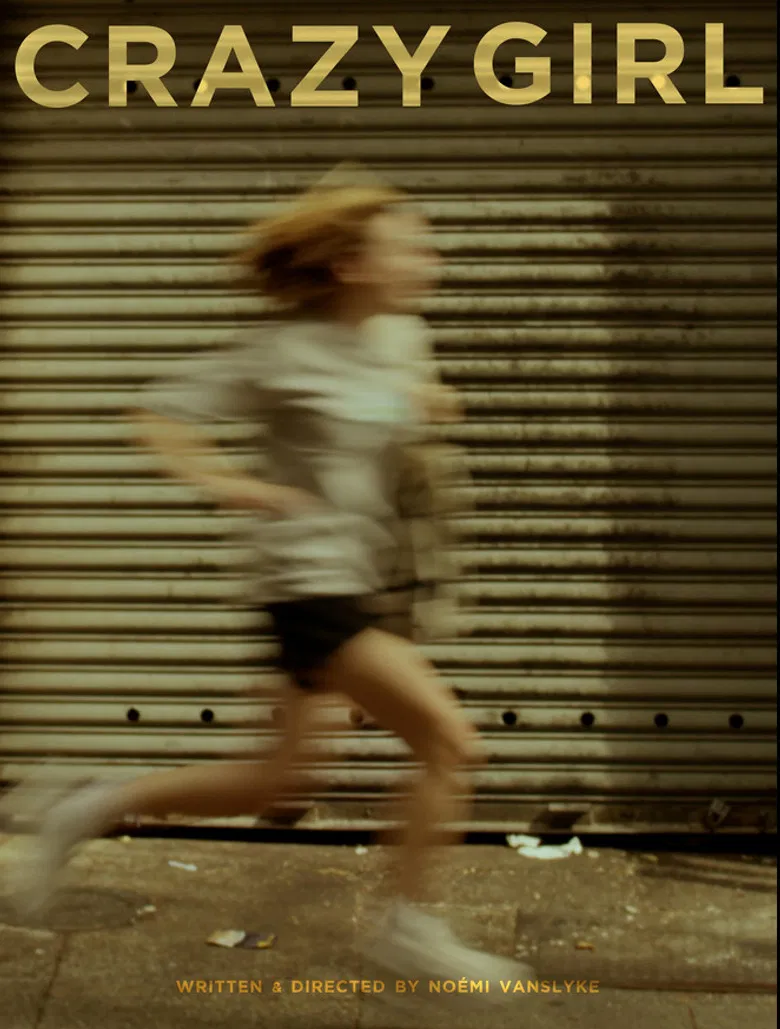 Crazy Girl poster background