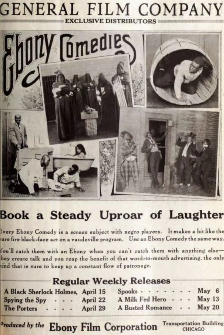 A Black Sherlock Holmes poster background