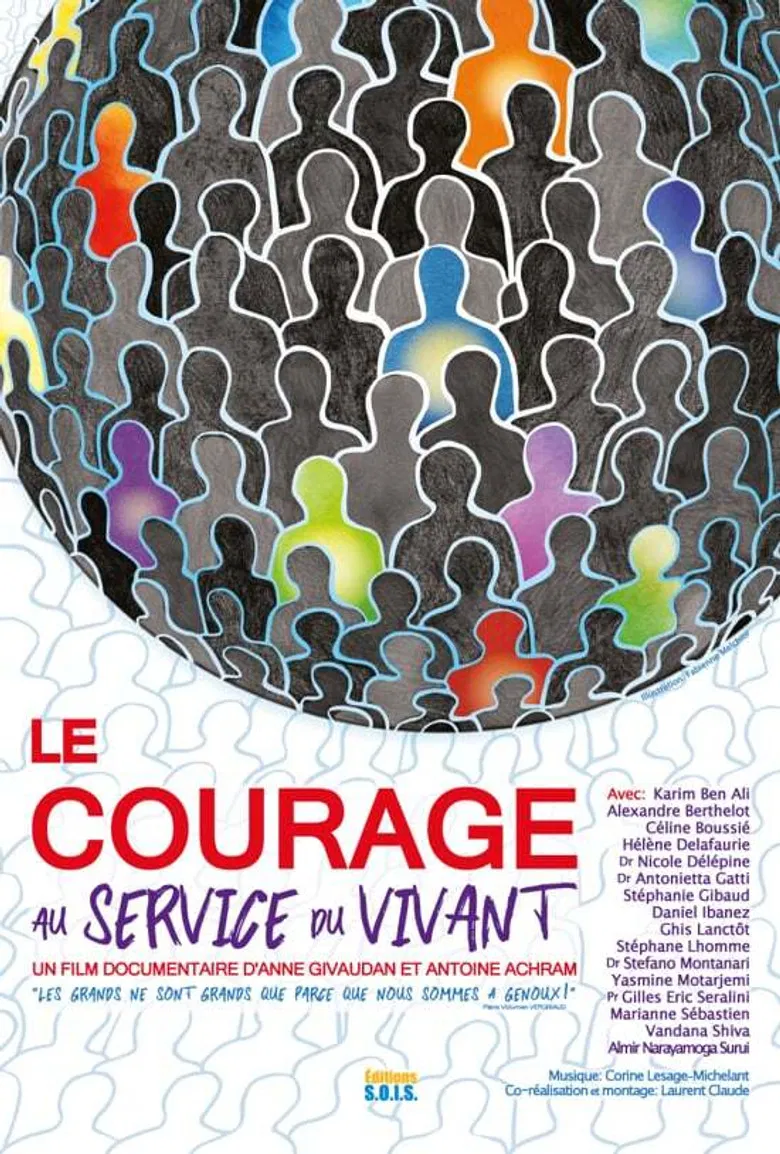 Le Courage au Service du Vivant poster background