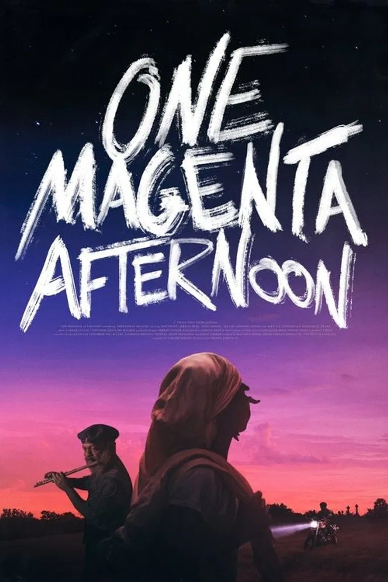 One Magenta Afternoon poster background