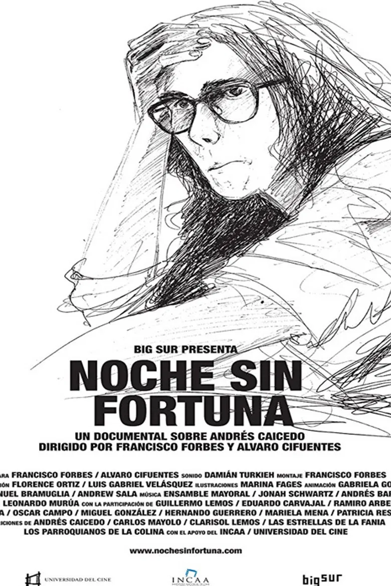 Noche sin fortuna poster background