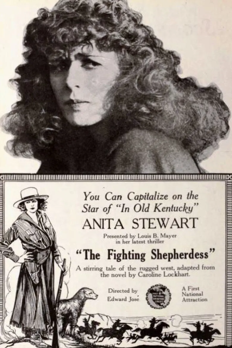 The Fighting Shepherdess poster background