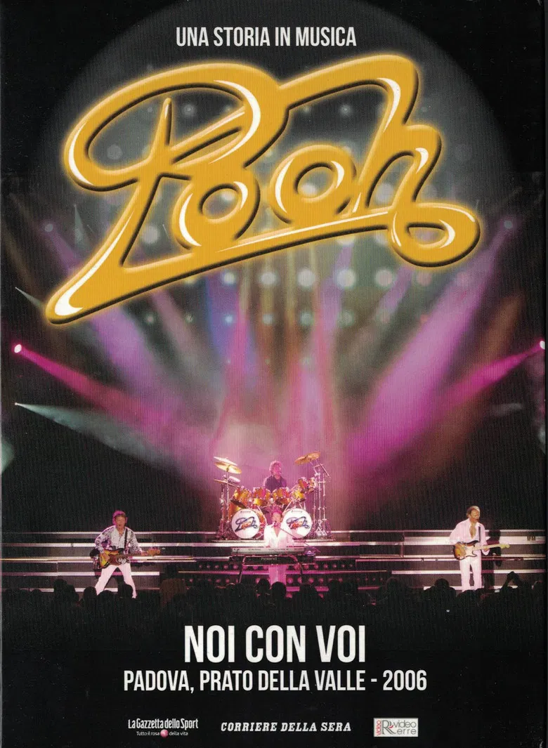 POOH - Noi con Voi live Tour poster background