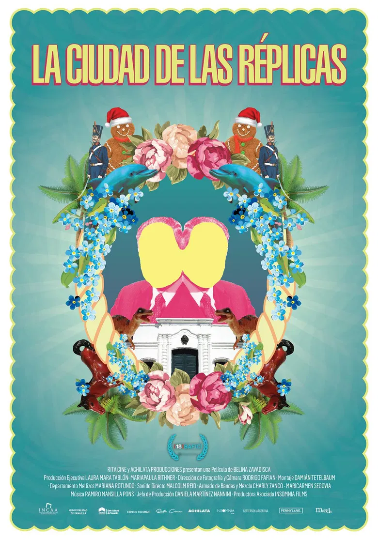 La ciudad de las réplicas poster background