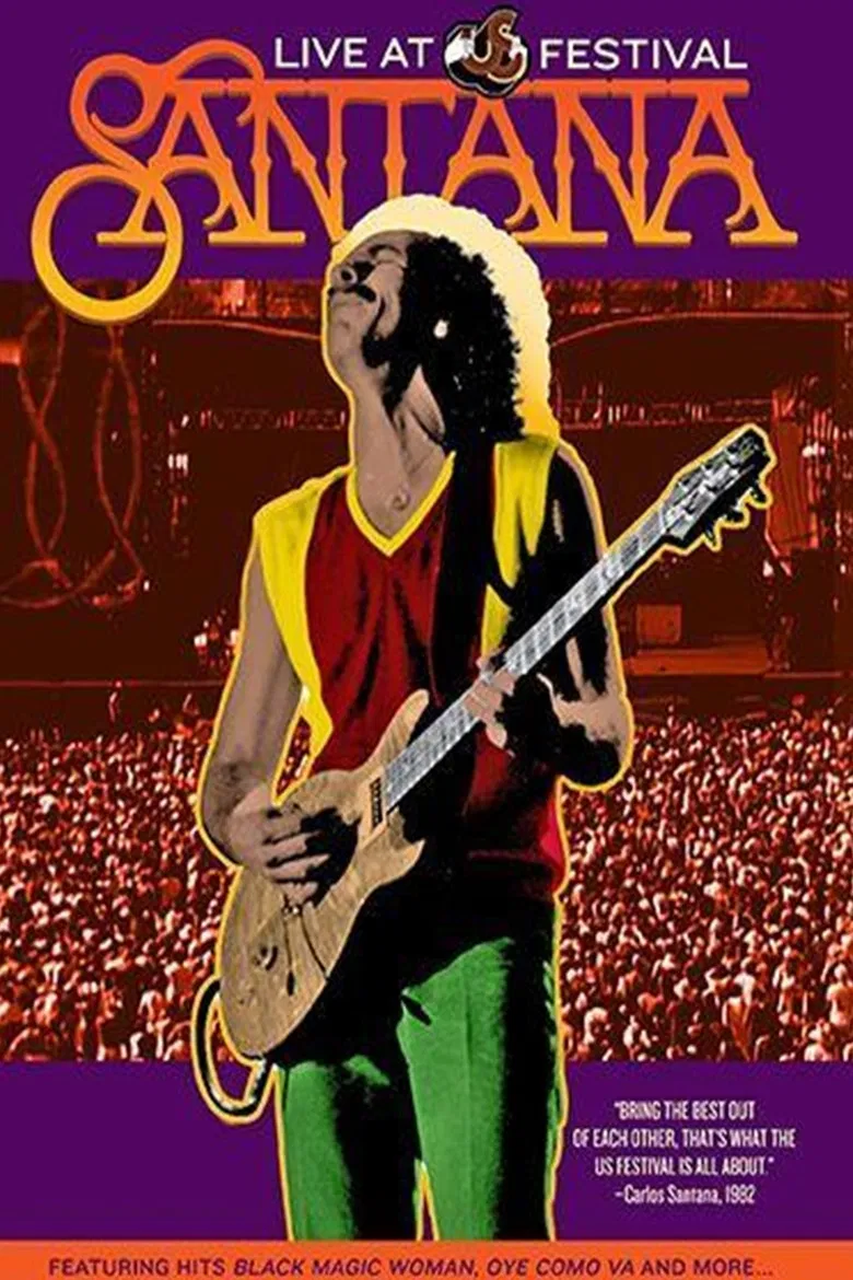 Santana: Live at US Festival 82 poster background