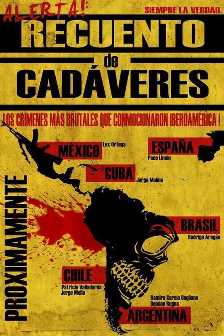Alerta: recuento de cadáveres poster background