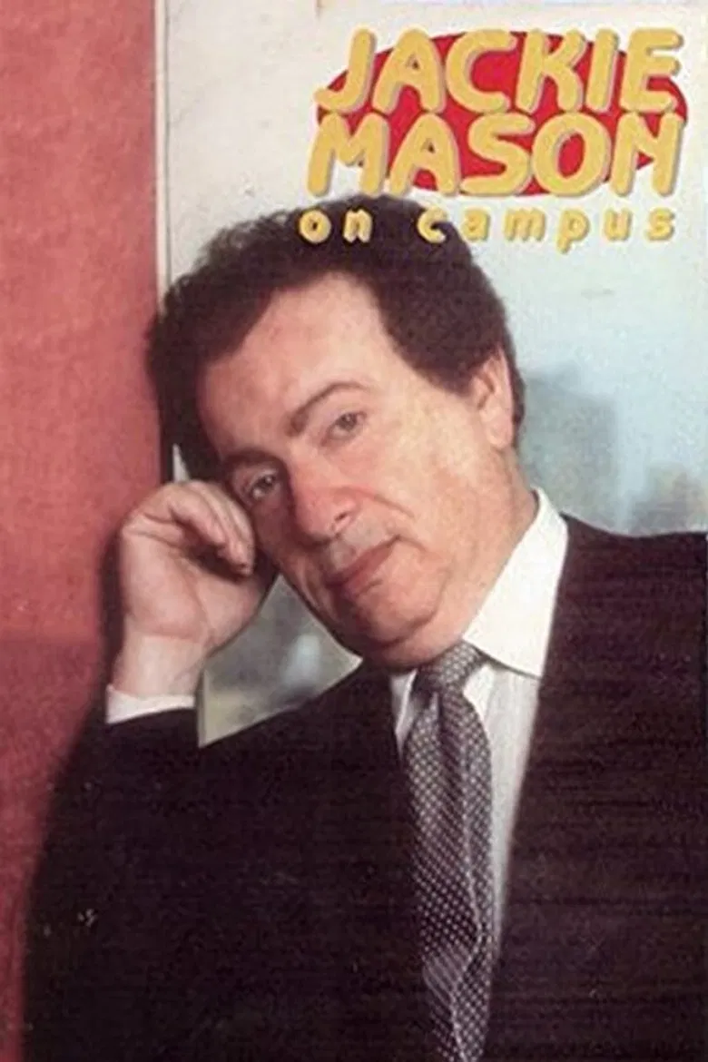Jackie Mason on Campus poster background