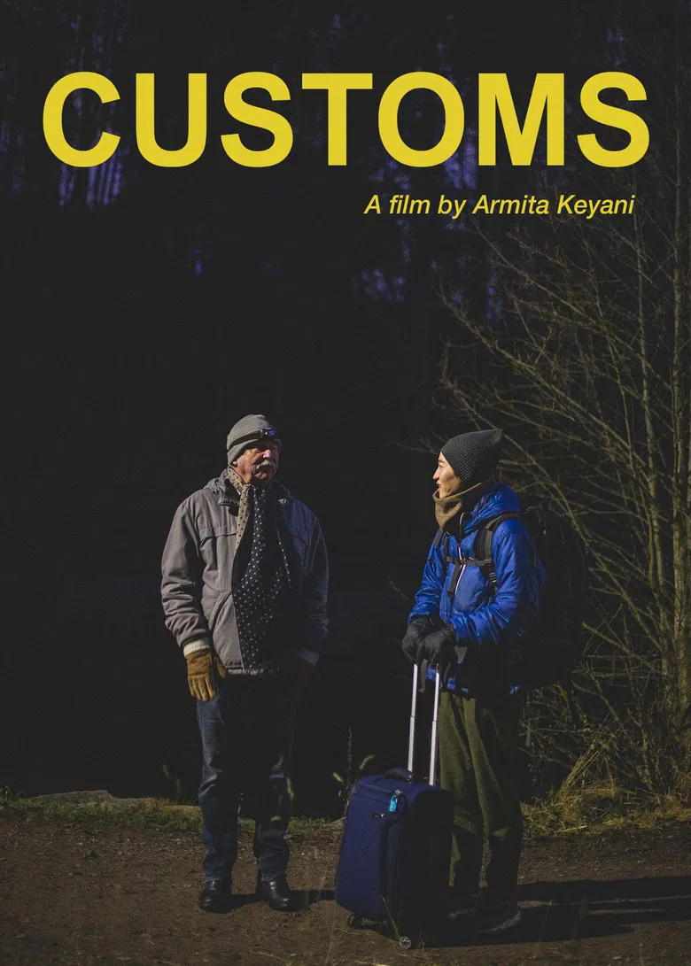 Customs poster background