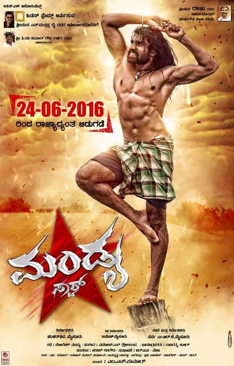 Mandya Star poster background