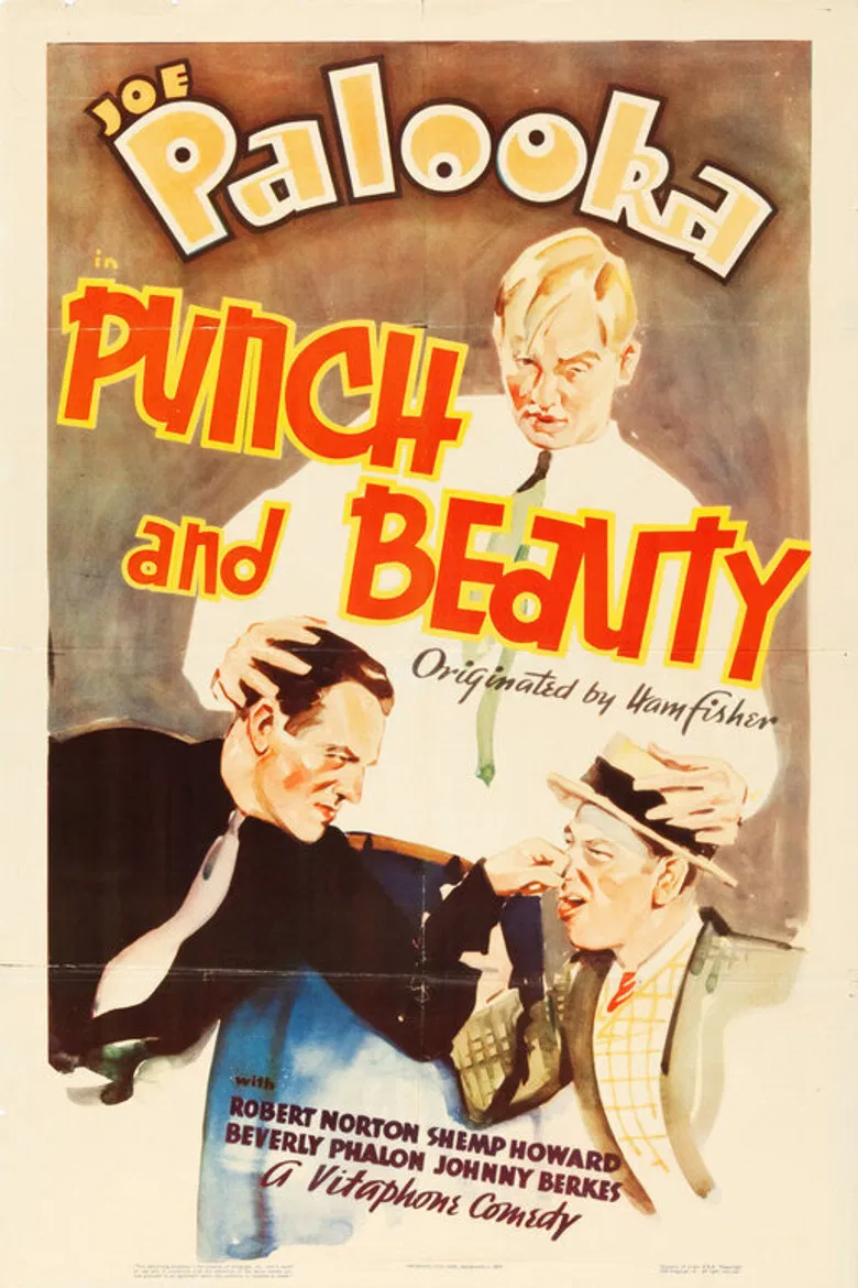 Punch and Beauty poster background