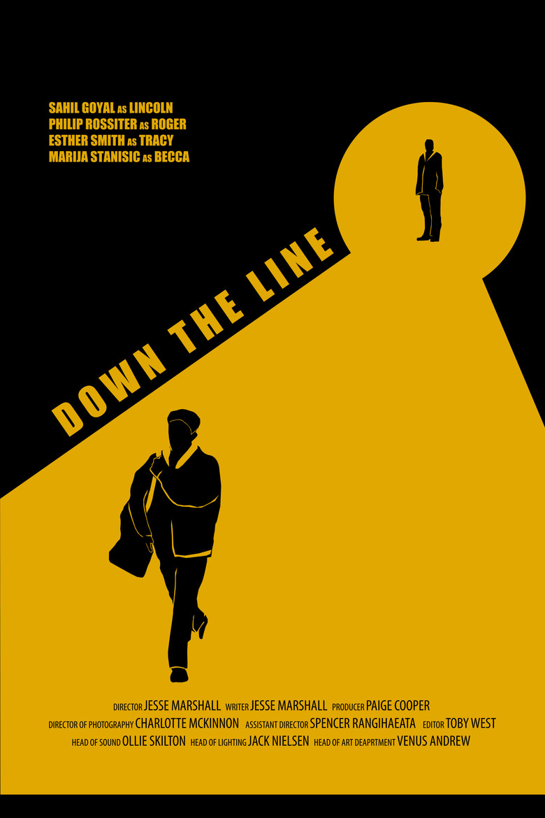 Down the Line poster background