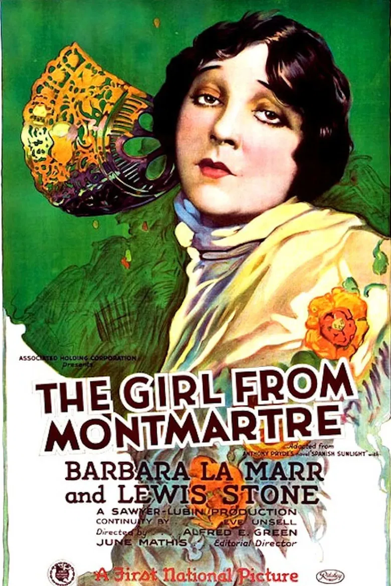 The Girl from Montmartre poster background