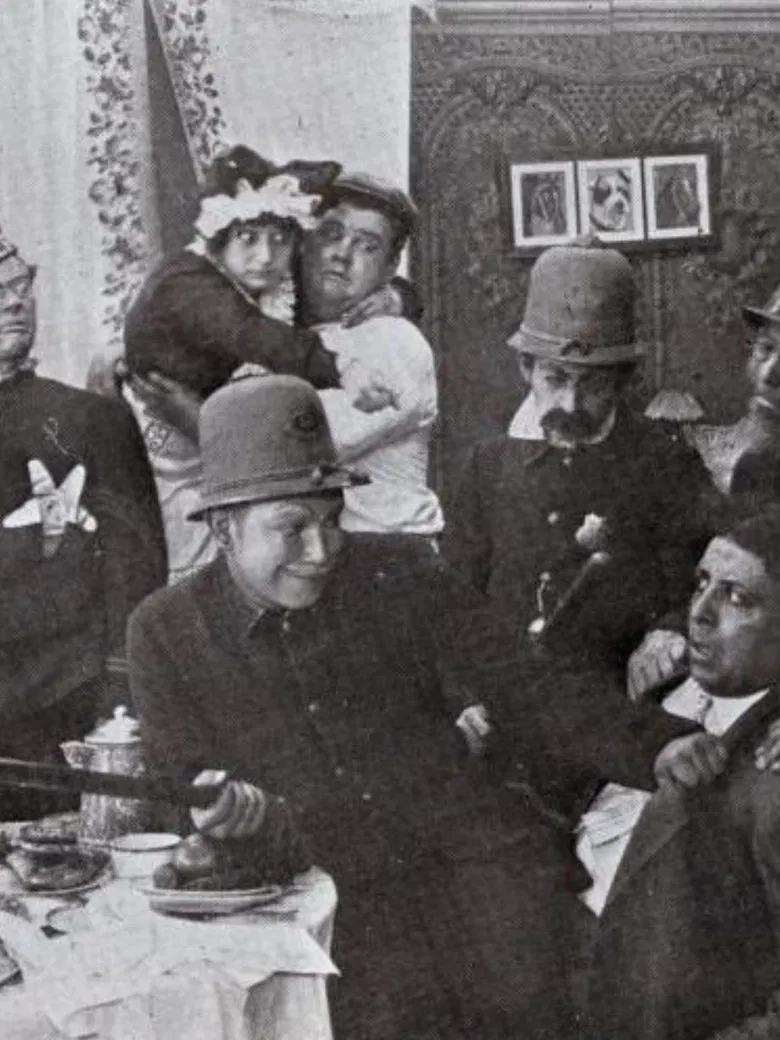 Making Auntie Welcome poster background