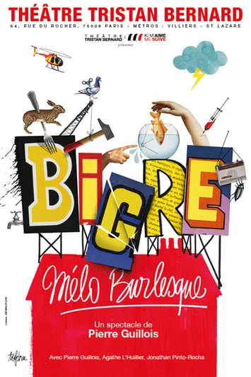 Bigre, mélo burlesque poster background