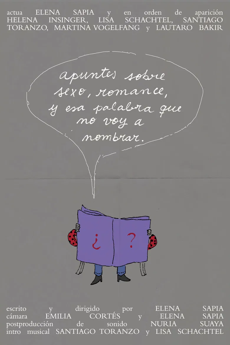 Apuntes sobre sexo, romance, y esa palabra que no voy a nombrar. poster background