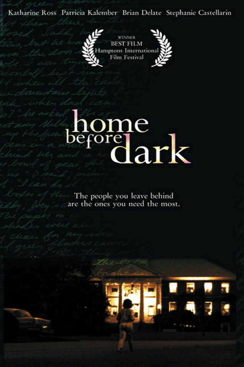 Home Before Dark poster background