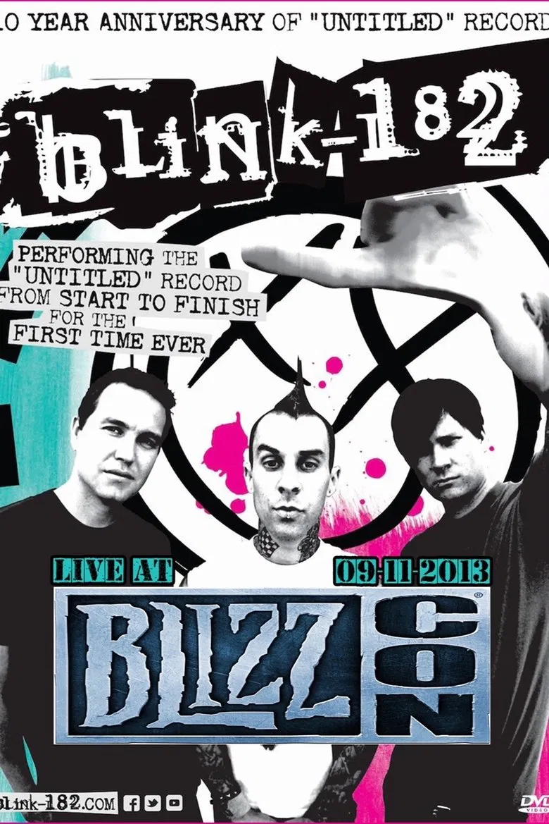 blink-182: Live at Blizzcon poster background