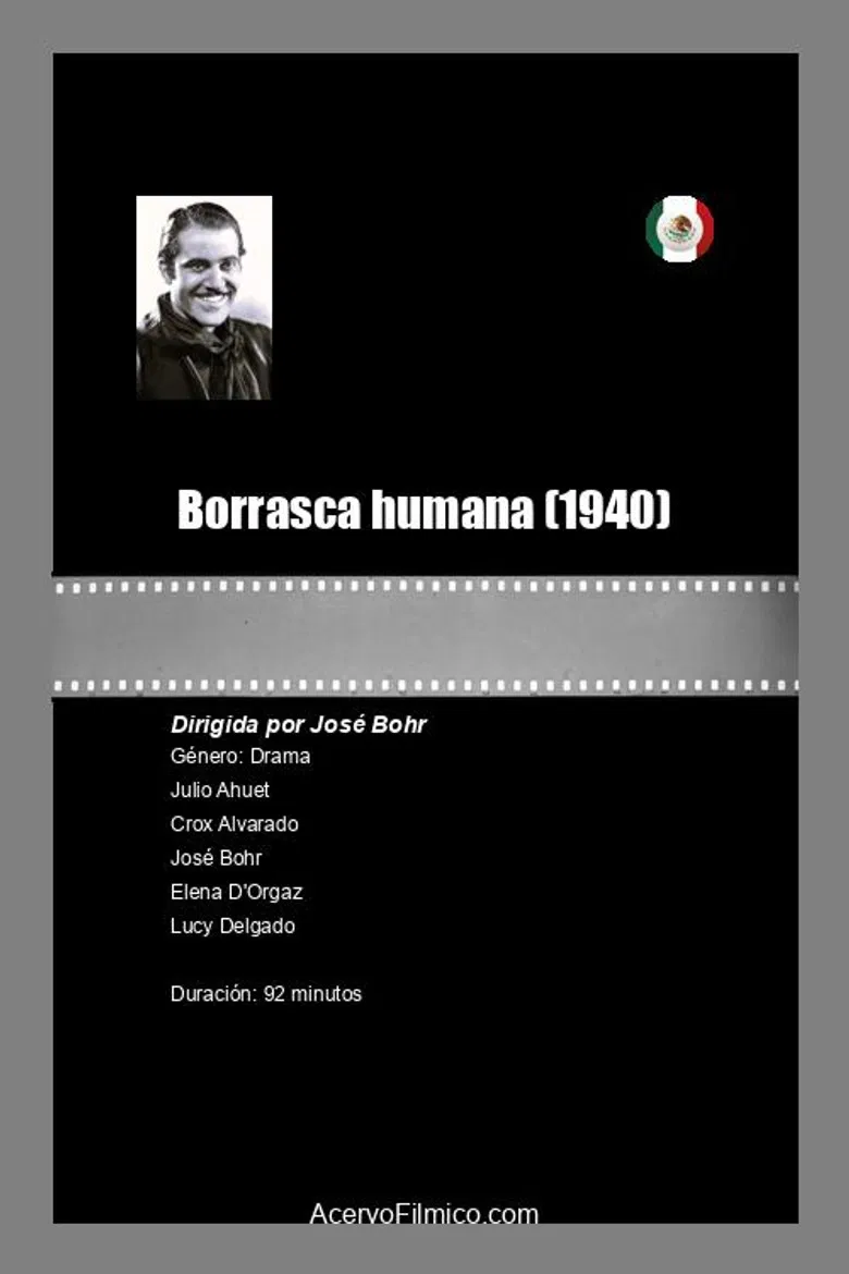 Borrasca humana poster background