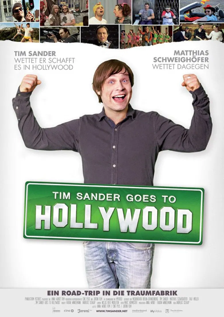 Tim Sander goes to Hollywood poster background