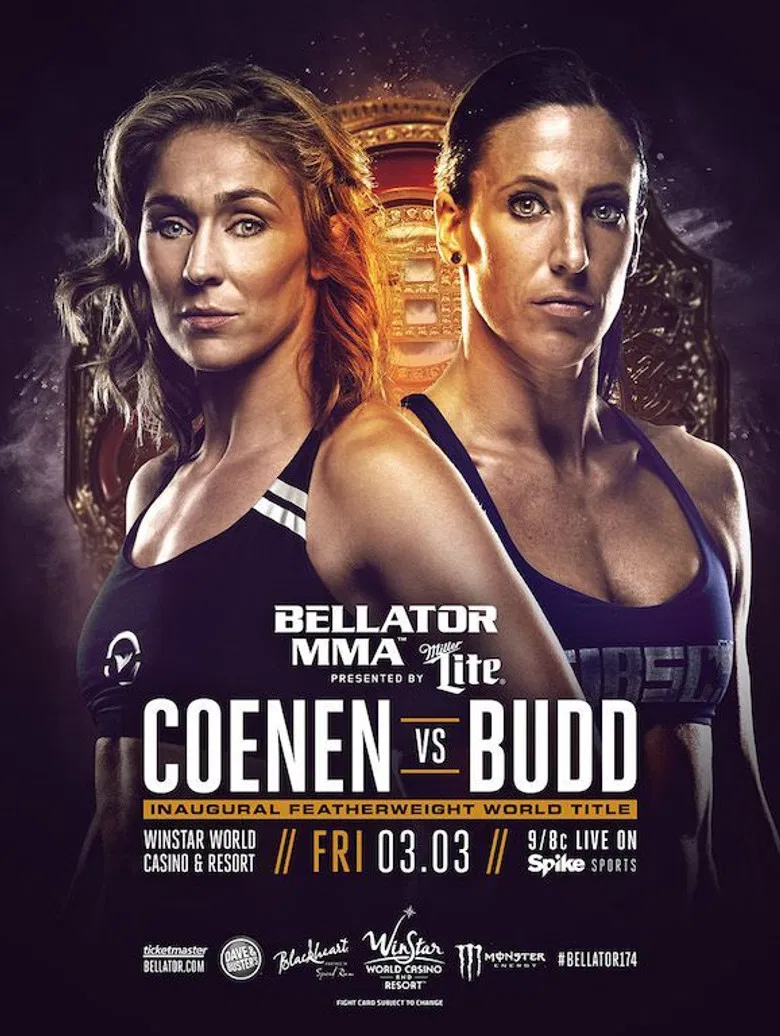 Bellator 174: Coenen vs. Budd poster background