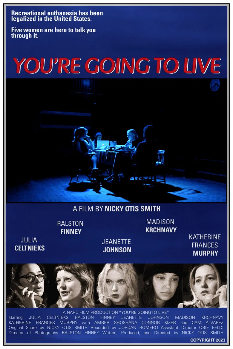 You're Going to Live poster background