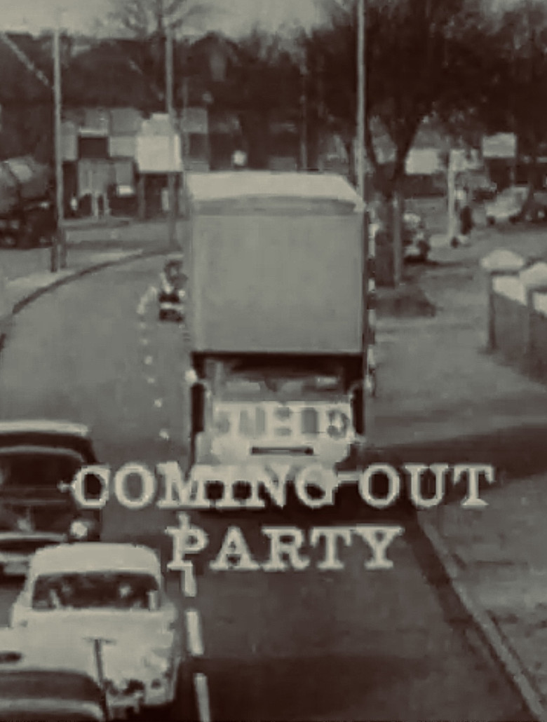 The Coming Out Party poster background