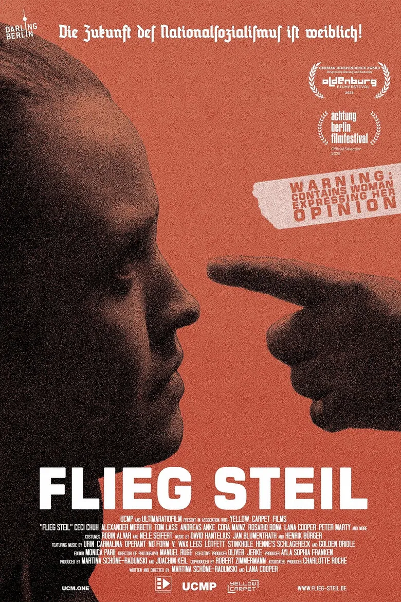 Flieg steil poster background