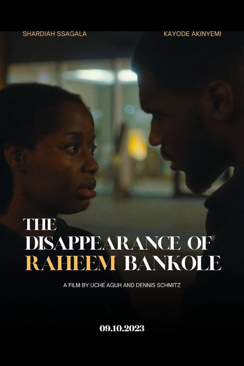 The Disappearance of Raheem Bankole poster background