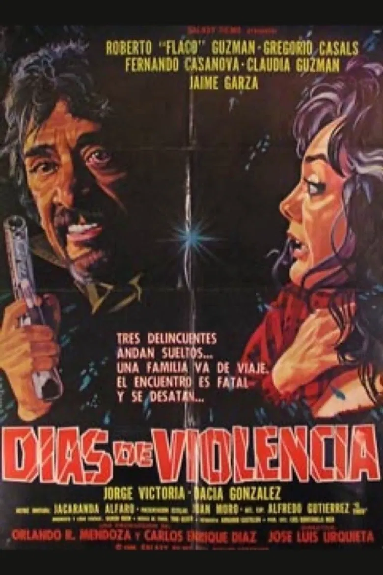 Días de violencia poster background
