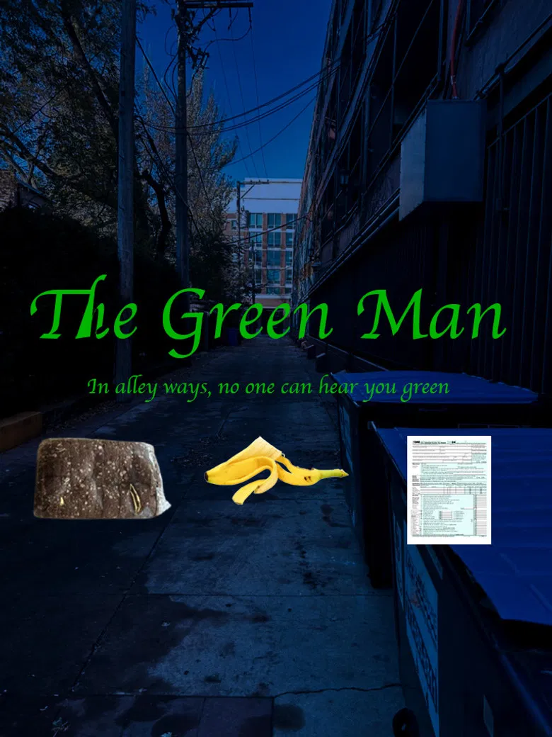 The Green Man poster background