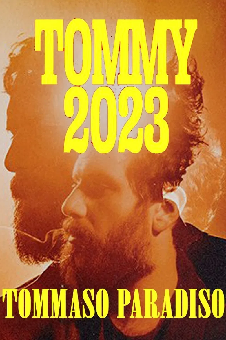 Tommaso Paradiso: Tommy 2023 poster background