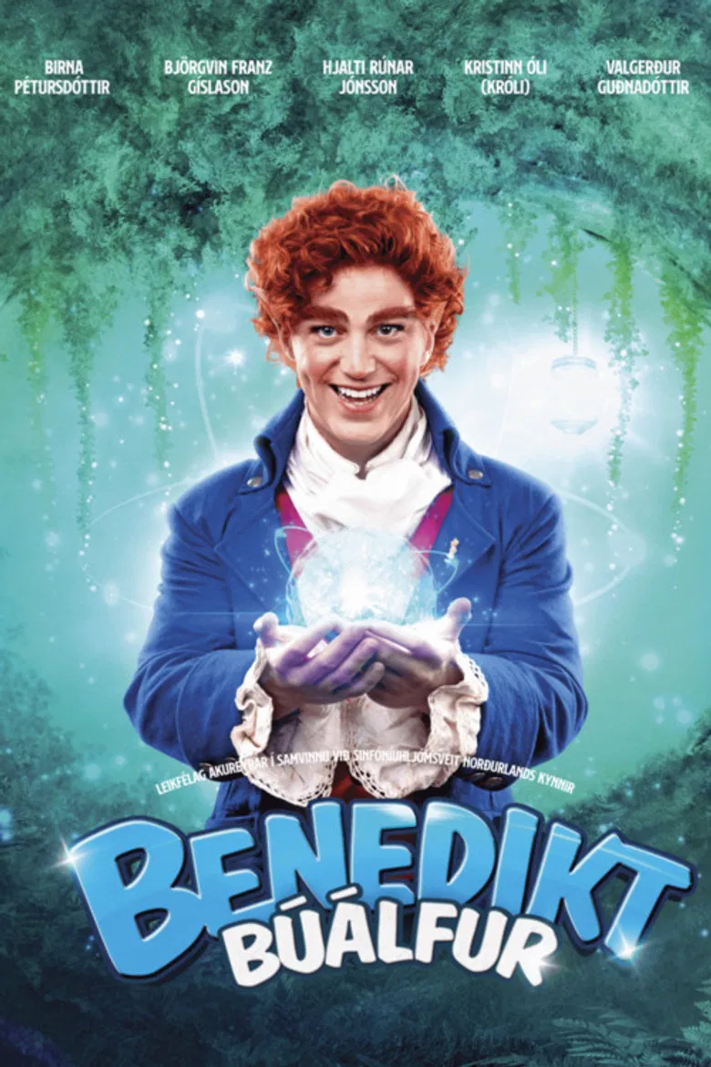 Benedikt búálfur poster background