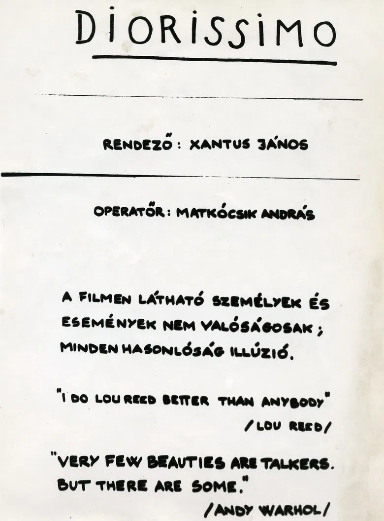 Diorissimo poster background