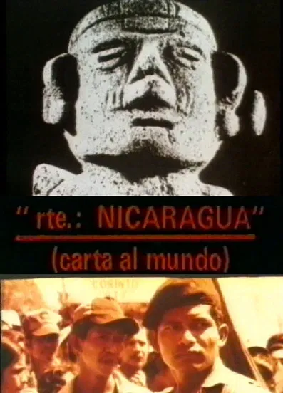 Rte.: Nicaragua (Carta al mundo) poster background