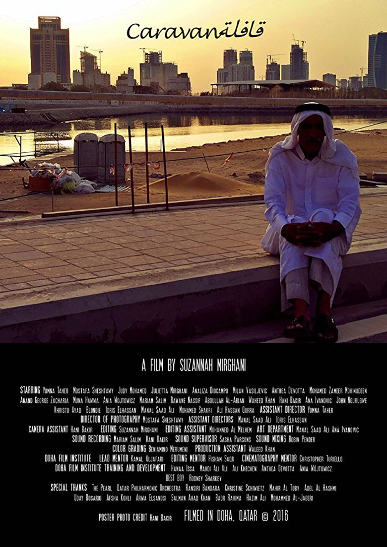 Caravan poster background