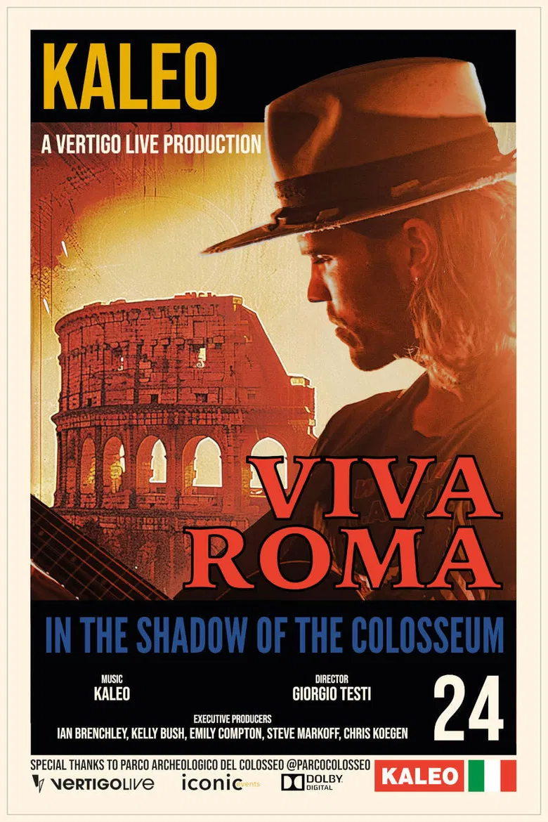 Kaleo: In the Shadow of the Colosseum poster background