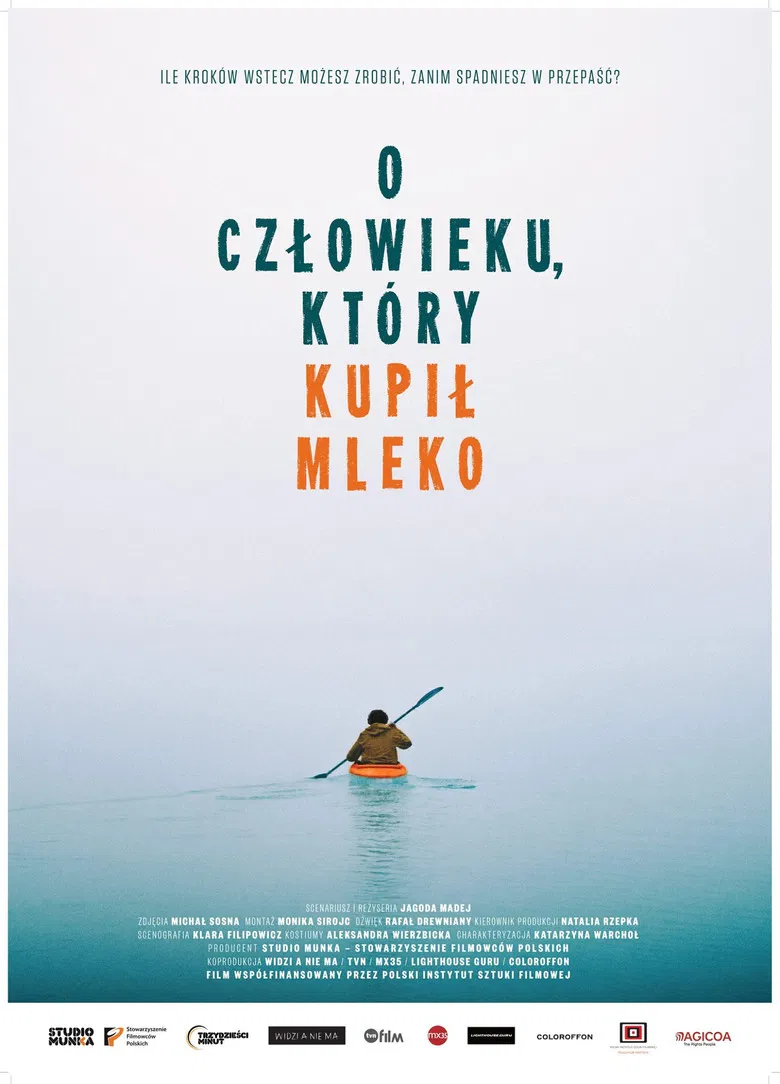 O człowieku, który kupił mleko poster background