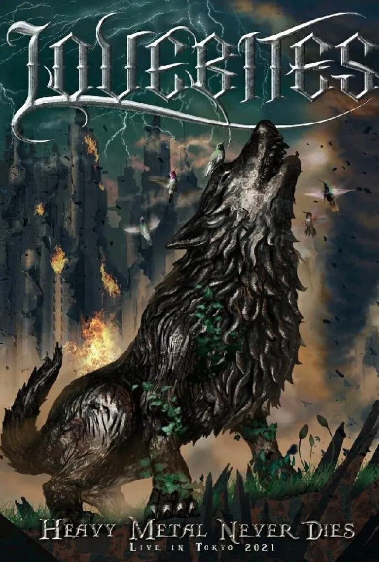 LOVEBITES - Heavy Metal Never Dies - Live In Tokyo 2021 poster background