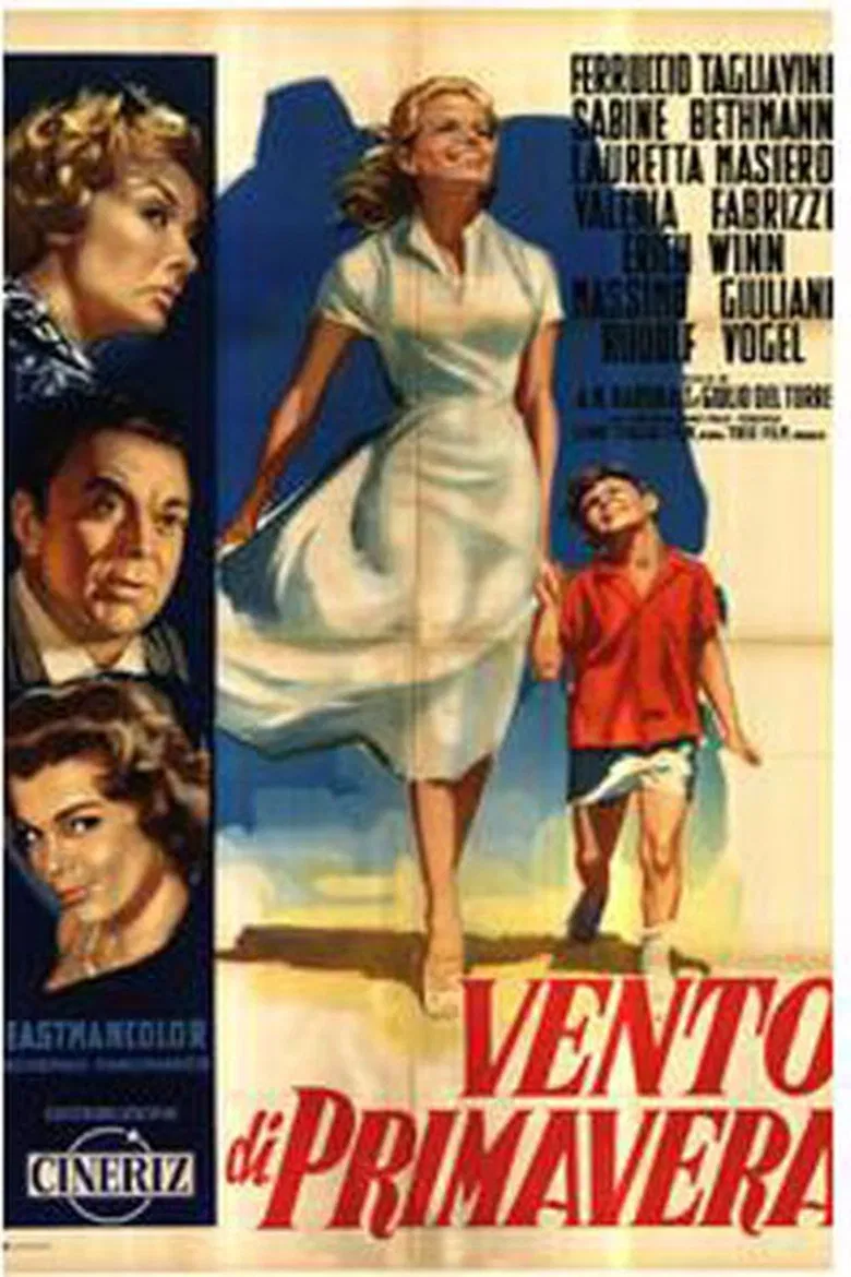 Vento di primavera poster background