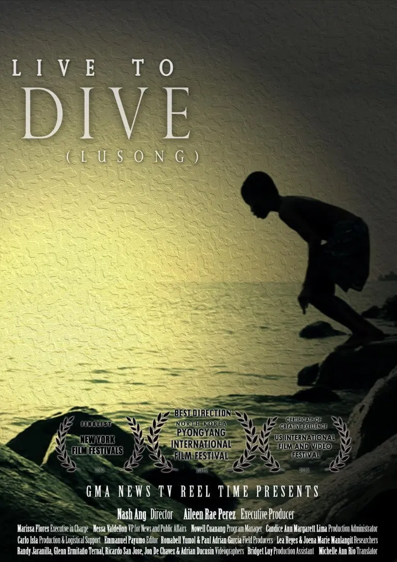 Live to Dive poster background