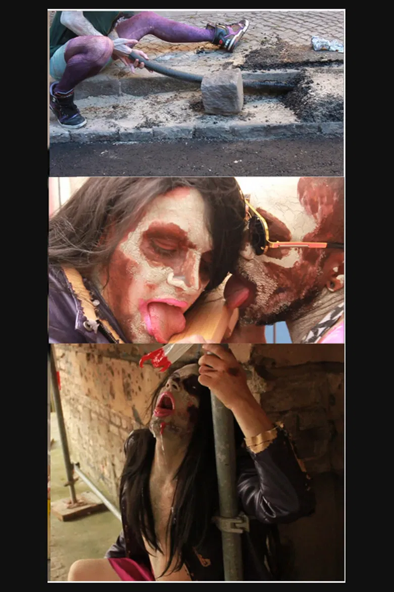 Zombie Queer Punk Urban Post Porn Horror Show poster background