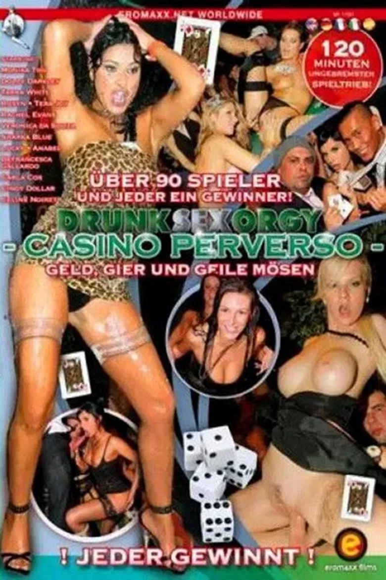 Drunk sex orgy: Casino perverso poster background